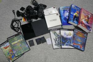 動作品◆PS２　SCPH90000本体＋ACアダプタ・コントローラー一式＋ソフト セット