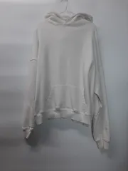 【雷市場（ポンジャン）商品韓国直送】 （ M ） FEAR OF GOD(フィアオブゴッド) 白 フード付きTシャツ