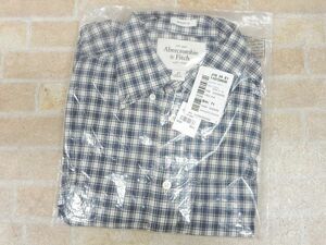 未開封品! Abercrombie & Fitch/アバクロ 長袖 チェックシャツ Sサイズ 訳あり品 【1336y2】