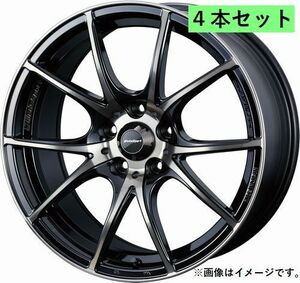 個人宅発送可能 ウエッズスポーツ WedsSport 18X8.5J +45 5穴 PCD114.3 ZBB ホイール 4本セット SA-10R エスエーイチマルアール (72634)