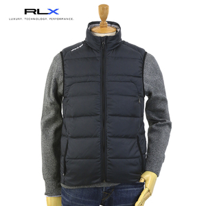 新品 アウトレット K106 Sサイズ メンズ RLX 黒 ダウンベスト polo ralph lauren ポロ ラルフ ローレン