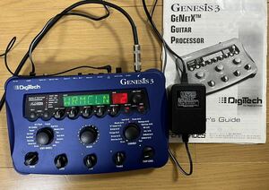 DIGITECH GENESIS3 デジテック GeNetX DeskTop Amp Modeling Processorマルチエフェクター 純正アダプター・日本語マニュアル付属