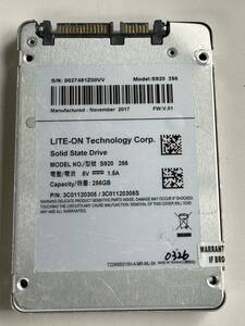 LITEON SSD 256GB【動作確認済み】0326　