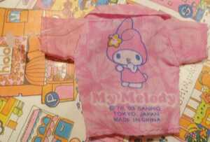 即決☆貴重!!可愛い♪♪当時物☆サンリオ プレミアム MY MELODY マイメロ ピンク アロハシャツ おまけ 2003年 定形外120円☆