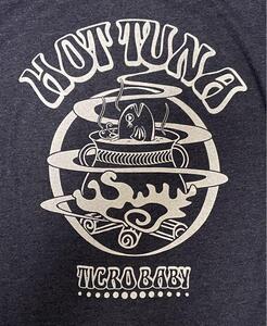 ホッとツナ(HOT TUNA) レトロサイケTシャツ　紺　ネイビー