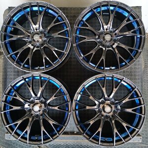 管理番号A7-180【4本価格】【18x7.5J 5x114.3 ET+45 ハブ73】weds SPORT・アルファード等・店頭引取可能・適格請求書発行可能