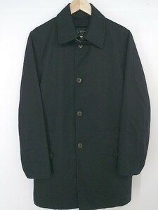 ◇ ◎ green label relaxing グリーンレーベル UNITED ARROWS ボンディング加工 長袖 コート サイズS ブラック メンズ P