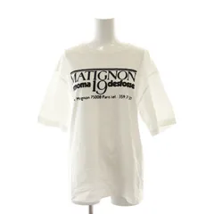 レノマ renoma × クチュールドアダム COUTURED’ADAM 22AW Matingnon 19 Tシャツ ドゥーズィエムクラス カットソー 半袖 38 白 ホワイト 黒 ブラック /DO ■OS