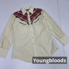 Youngbloods ヤングブラッズ　ウエスタンシャツ　古着　90s