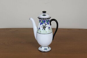 ロイヤルドルトン　ティーポット　アール・デコ　ハンドペイント　アンティーク　ROYAL DOULTON　イギリス　と55