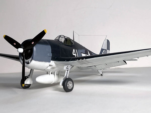 【atsudra工房完成品】1/32 F6F-3 VF-17 ホーネット搭載機