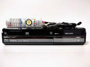 ●整備済み●VHS⇔DVD⇔HDDダビングデッキ 2番組同時録画対応 Panasonic DMR-XW41V リモコン/取説CD付き 地デジ HDMI対応 パナソニック