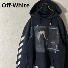 Off-White オフホワイト パーカーフーディ ストライプ アートデザイン