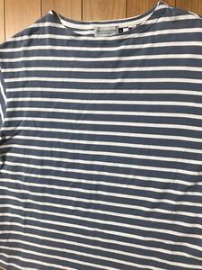 美品 jeans factory clothes ジーンズファクトリークローズ S ボーダー ストライプ USA ボートネック Tシャツ 半袖 シャツ