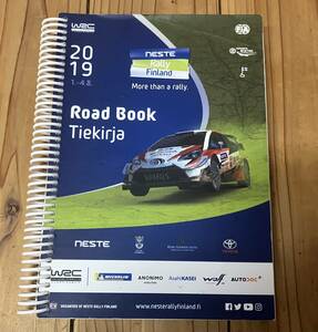 非売品 FIA WRC 2019 ラリー フィンランド実使用ロードブック GR ヤリス オット-タナク総合優勝 ラトバラ 3rd カッレ-ロバンペラ WRC2優勝