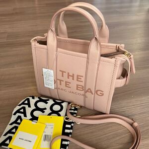 MARC JACOBS マークジェイコブス The Tote Bag ザ レザー トート バッグ スモール　2way レザー　ROSE 新品未使用　定価75,900円