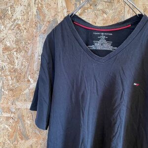 [KWT5430] TOMMY HILFIGER 半袖Tシャツ メンズ ブラック M ポス