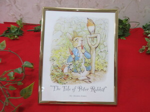 クリGY4886 The Tale of Peter Rabbit ピーターラビット 絵額　25.7×20.6 厚み1ｃｍ