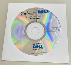 2YXS821★現状品★DELL E550 カラーモニタ　セットアップソフトウェア