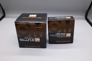 オリンパスOM　５０ｍ　F1.8とフード　未使用品