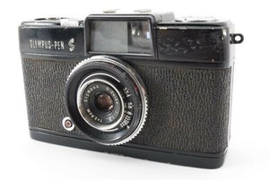 希少品♪動作品【Olympusフィルムカメラ】オリンパス OLYMPUS-PEN S D.ZUIKO 2.8cm F3.5 フィルムカメラ ジャンク 1896786