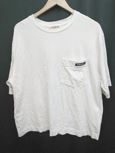 ◇ MILKFED ミルクフェド 半袖 Tシャツ カットソー サイズONE ホワイト ブラック レディース P