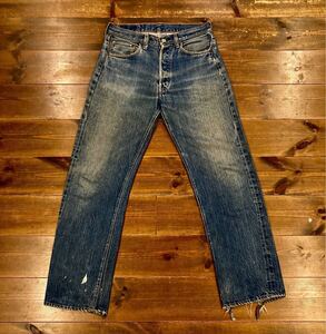 最終 超 SPECIAL VINTAGE 60s 当時物 LEVI’S リーバイス 501 BIG Eボタン裏無刻印 足長R デニム ジーンズ メンズ W32 33相当 タイプモノ