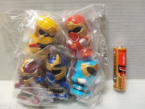 忍風戦隊 ハリケンジャー ソフビコレクション 全5種 バンダイ ガチャポン