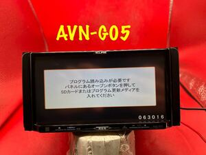 即決★ECLIPSE　イクリプス　 AVN-G05　メモリーナビ　フルセグ　DVD 地図カード無し