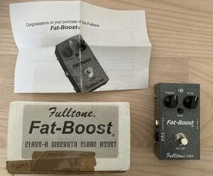 ＊FULLTONE /Fat-Boost/フルトーンファットブースト/箱　説明書付！＊