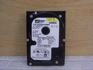 ◎N/420●ウェスタンデジタル Wesntern Digital☆3.5インチHDD(ハードディスク)☆80GB SATA300 7200rpm☆WD800JD☆中古品