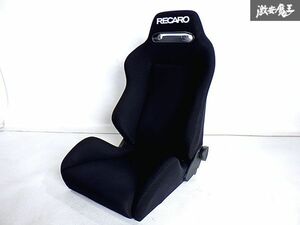 ★破れなし★ RECARO レカロ SR-3 汎用 セミバケット セミバケ シート 底止め 黒 ブラック 両側三角ダイヤル 1脚 即納 棚N-1