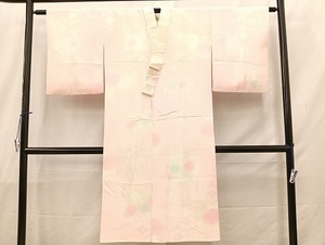 平和屋着物■長襦袢　袷　亀甲草花地紋　暈し染め　正絹　逸品　BAAL5523bs