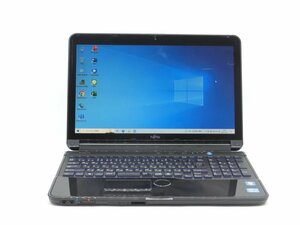 Win11H/カメラ内蔵/15.6型/ノートPC/新品SSD512/8GB/2世代i7/FMV　FUJITSU　AH77/G　新品無線マウス/HDMI　　WPS office2搭載