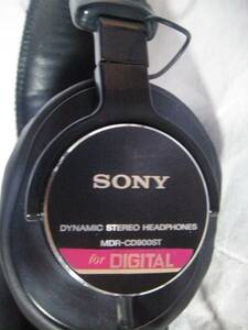 SONY MDR-CD900ST 新品互換イヤーパッド交換済　音出確認済 モニターヘッドホン 179