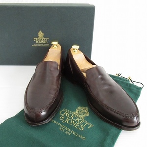 #ans クロケット&ジョーンズ CROCKETT&JONES ビームス BEAMS F ギャビン GAVIN ローファー 5 1/2 エプロンフロント メンズ [889720]