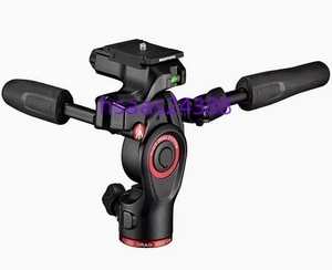 Manfrotto 3ウェイ雲台 ビデオ雲台 トラベル雲台 befree 3ウェイライブ雲台 折りたたみ式 小型 スチル・ムービー兼用 MH01HY-3W 