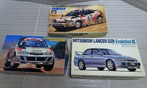 No.46　1/24　ハセガワ　ランサーGSR　エボリューションⅢ他　現状品　