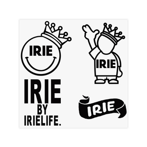 新品 IRIE カッティングステッカー CUTTING STICKER SET アイリー レゲエ アイリーライフ ジャマイカ シール カーアクセ ブラック