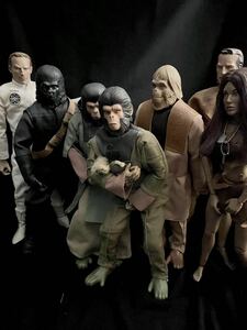 PLANET OF THE APES 7set SideShow 12inch FIGURE 猿の惑星　7体セット