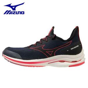 ★ミズノ★新品　ウエーブライダーNEO　28ｃｍ（2E)　 ブラック×ブラック×ピンク　MIZUNO Enerzy/MIZUNO WAVE　プレミアムインソール