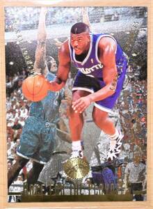 Larry Johnson (ラリー・ジョンソン) 1996 RACE FOR THE PLAYOFFS トレーディングカード 120【NBA シャーロット・ホーネッツ Hornets】