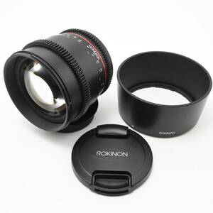 Rokinon Cine DS DS85M-C 85mm T1.5 AS IF UMC フルフレーム シネレンズ Canon EF用