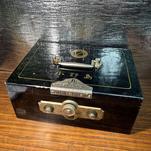 BURGLAR キャッシュボックス 昭和レトロ 手提げ金庫 アンティーク CASH BOX 金庫 ヴィンテージ小野島 レトロ 