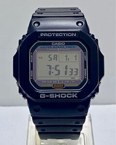 【送料無料】 G-SHOCK G-5600E-1JF タフソーラー ニ次電池交換済 中古稼動品 