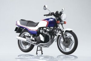 ★予約品★アオシマ 完成品バイク 1/12 Honda CBX400F パール/キャンディブルー 2025年2月発売予定