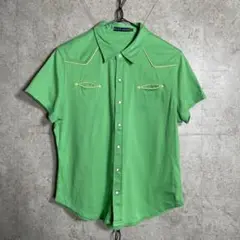 日本製 90sヴィンテージ RALPH LAUREN ウエスタンシャツ コットン