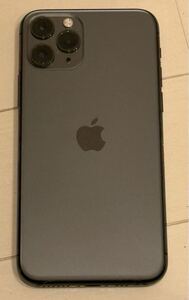 Apple　iPhone 11Pro　256GB　スペースグレイ　バッテリー73% 割れなし