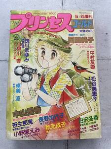 プリンセス　ゴールド　5/25増刊　1982年　昭和57年　岡田純子　中山星香　中村友姫　浅川まゆみ　小早川杏　卓美涼　秋元成子　※Ho4