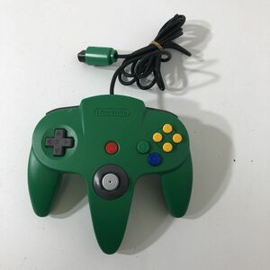 動作確認済み Nintendo 64 コントローラー NUS-005 グリーン AAL0918小8285/1003